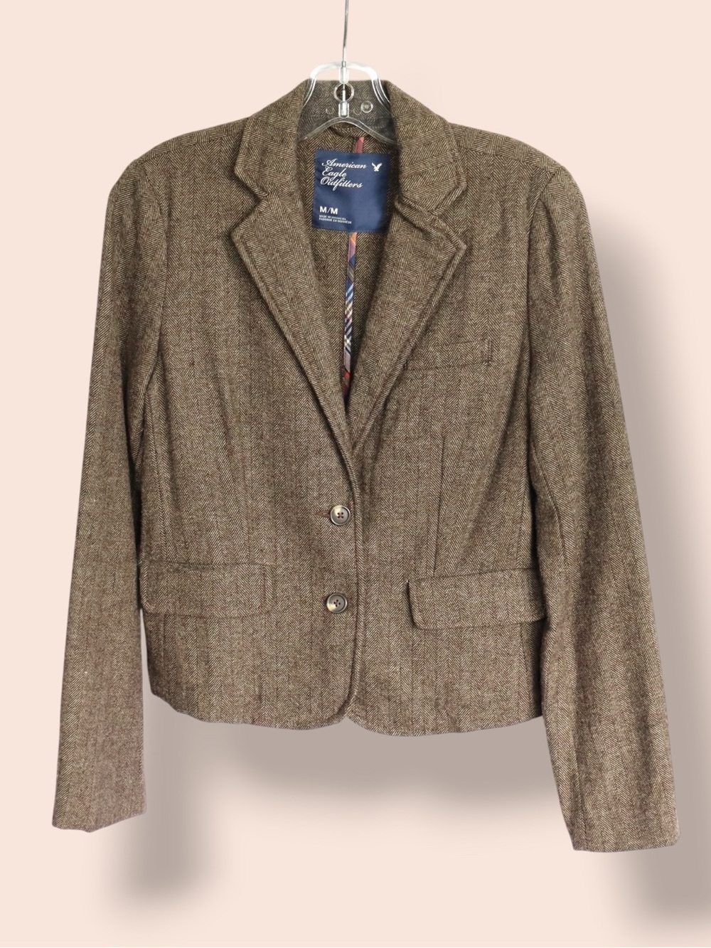 American Eagle Outfitters Tweed Blazer Jacket Women’s Medium
